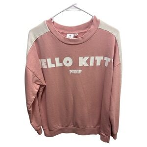 Hello Kitty Pink and Cream Crew Neck Sweater